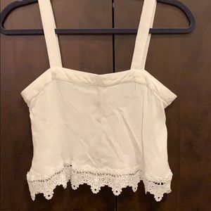 White Crop Top